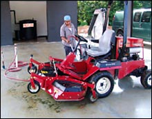 Golf Course Equipment Wash